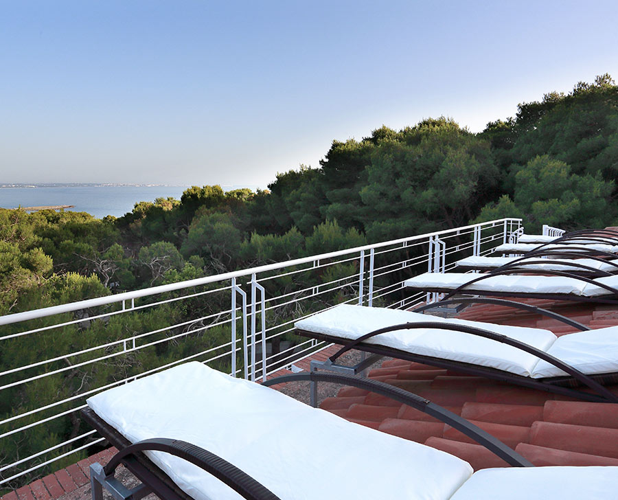 solarium sul tetto, panoramico